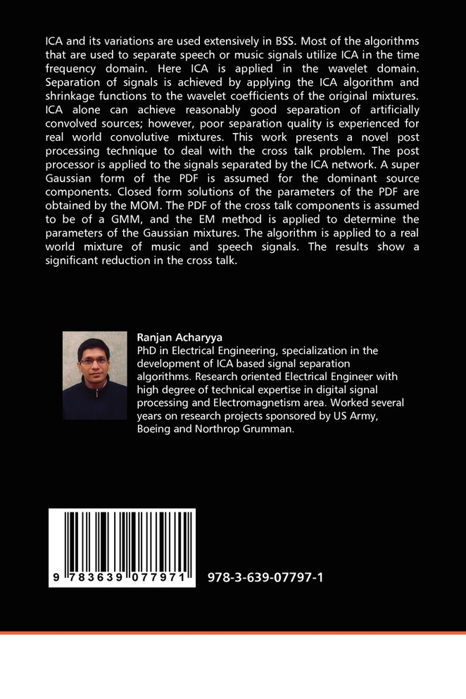 A New Approach for Blind Source Separation of Convolutive Sources - Wavelet Based Separation Using Shrinkage Function