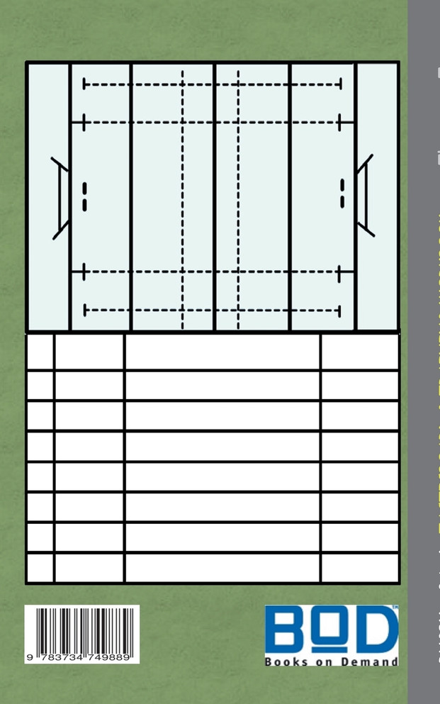 Rugby 2 in 1 Tacticboard and Training Workbook