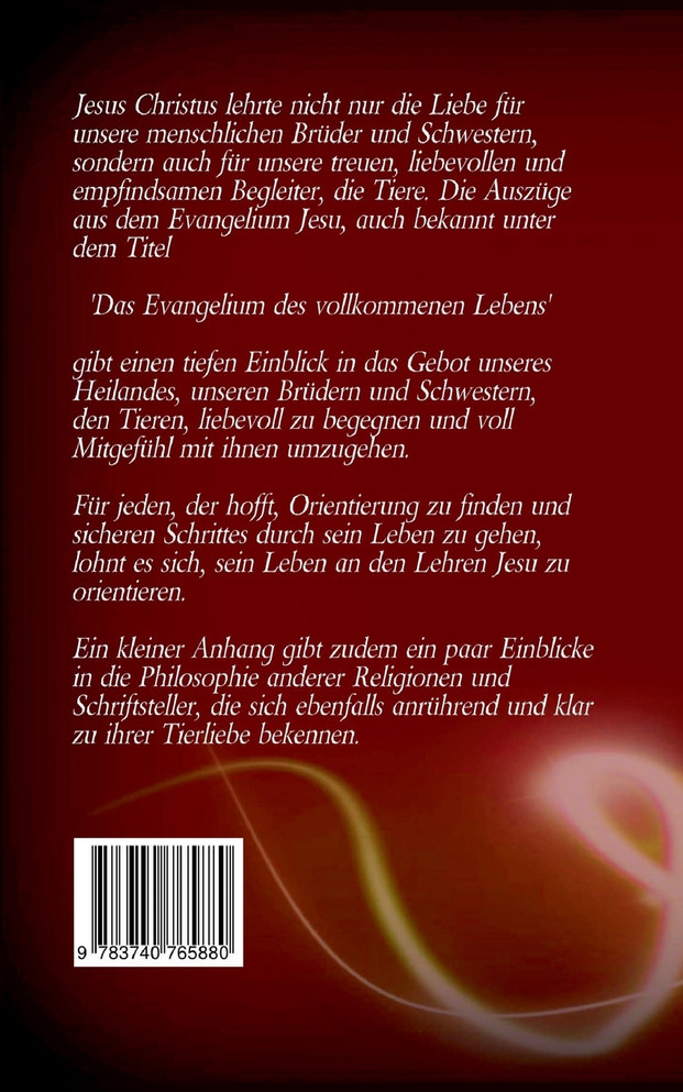 Die Tierliebe Jesu