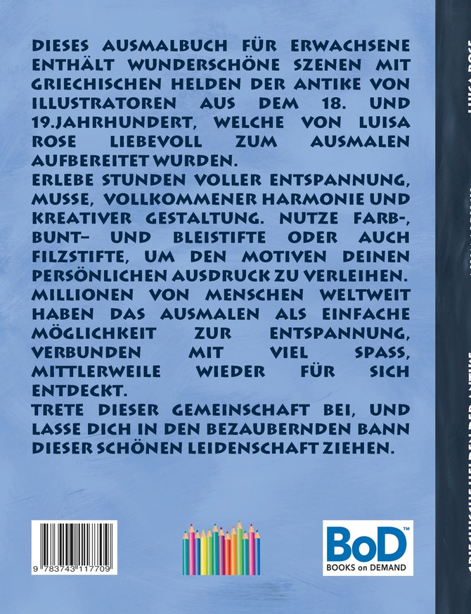 Griechische Helden der Antike (Ausmalbuch)
