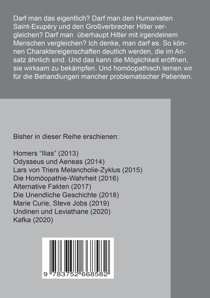 Homöopathie und... Eine Sriftenreihe, ein Glasperlenspiel