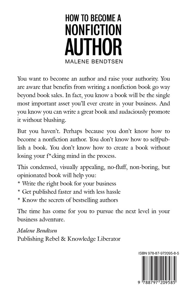 How to Become a Nonfiction Author