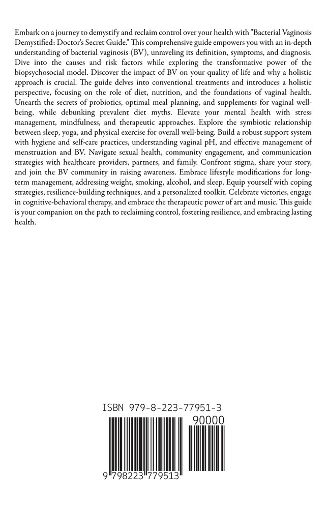 Bacterial Vaginosis Demystified