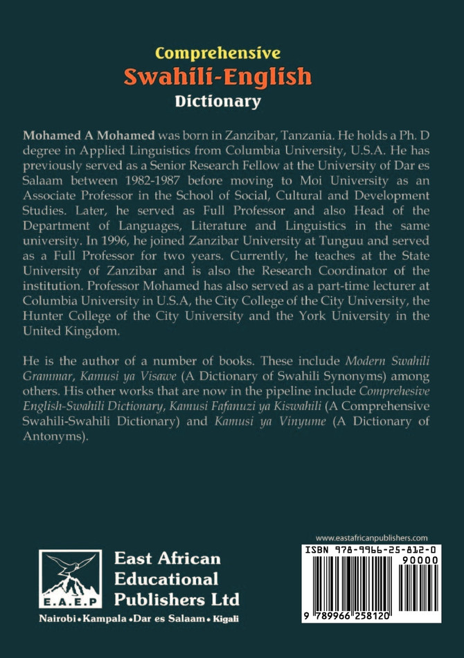 Comprehensive Swahili-English Dictionary