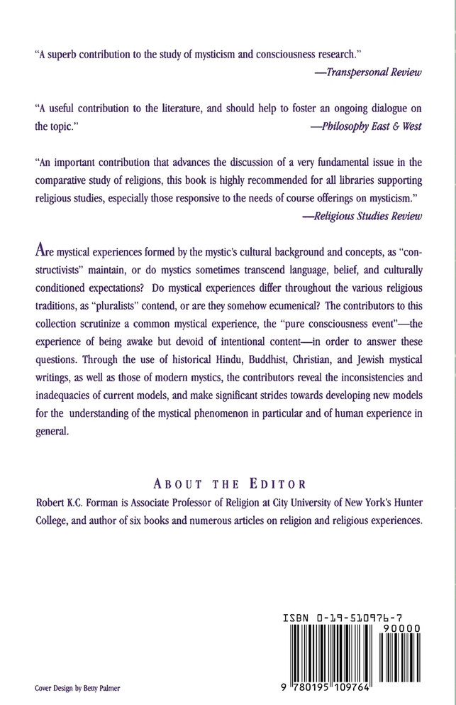 The Problem of Pure Consciousness