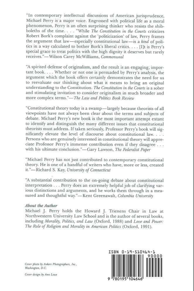The Constitution in the Courts