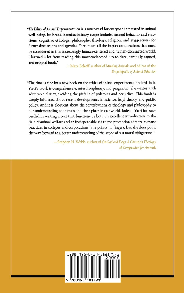 The Ethics of Animal Experimentation