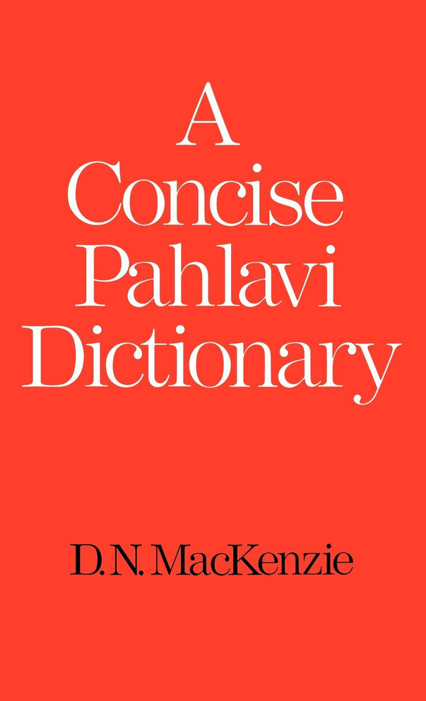 A Concise Pahlavi Dictionary