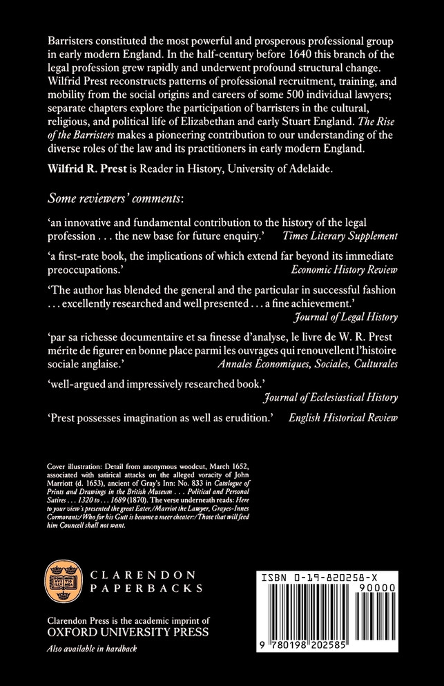 The Rise of the Barristers