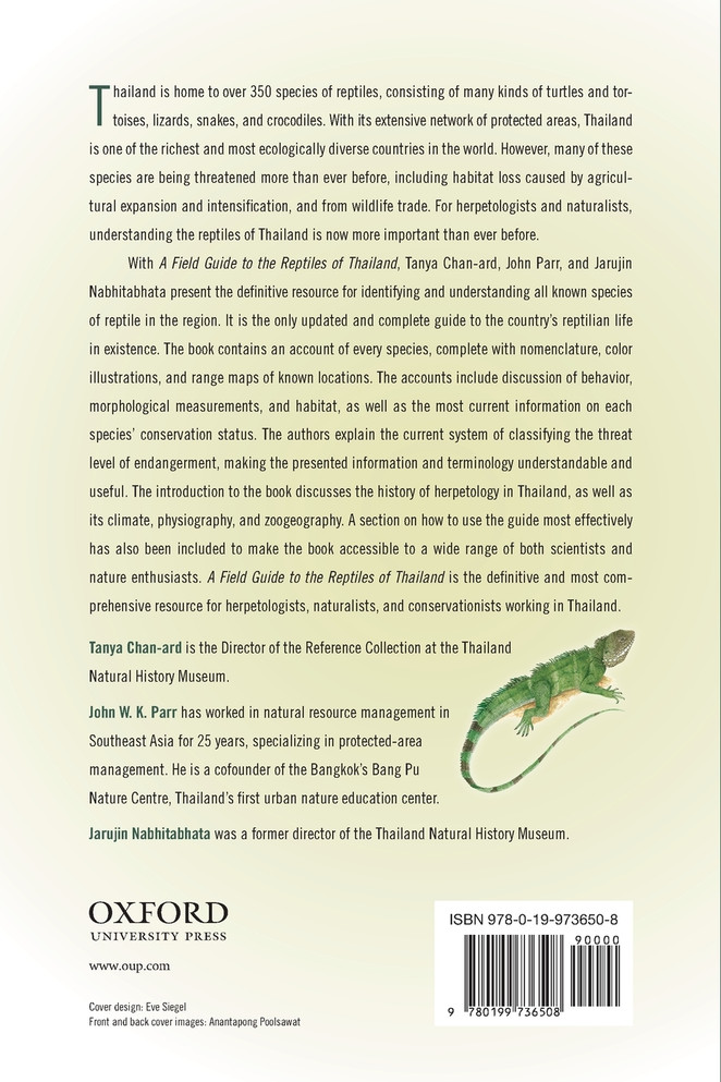 Field Guide to the Reptiles of Thailand