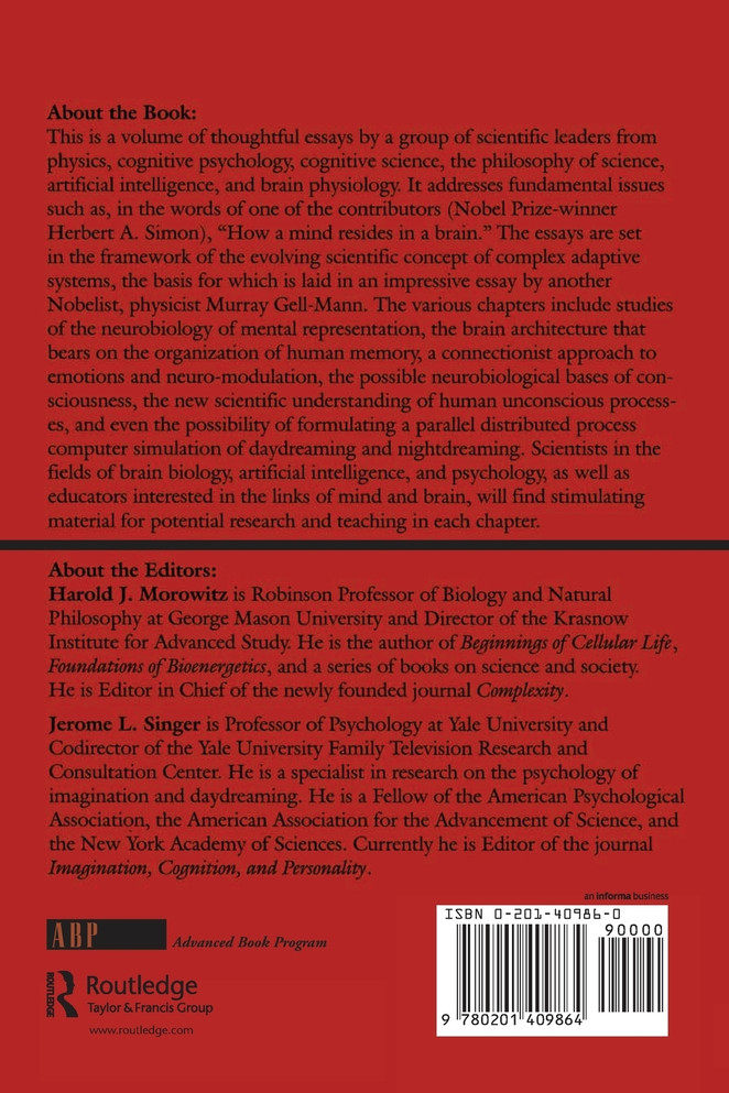 The Mind, The Brain And Complex Adaptive Systems