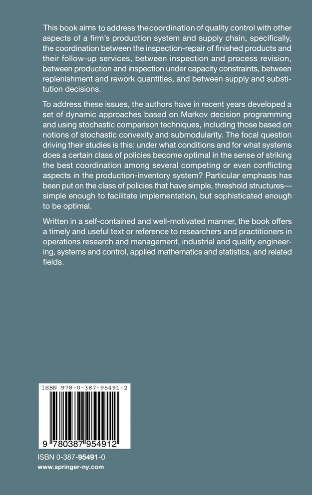 Dynamic Control of Quality in Production-Inventory Systems