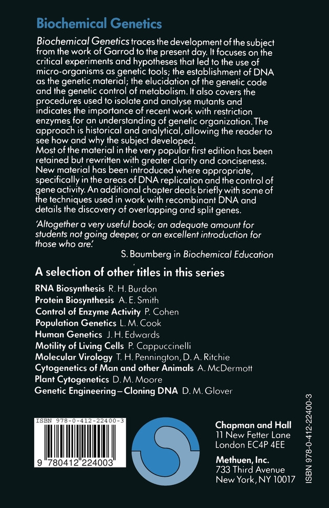 Biochemical Genetics
