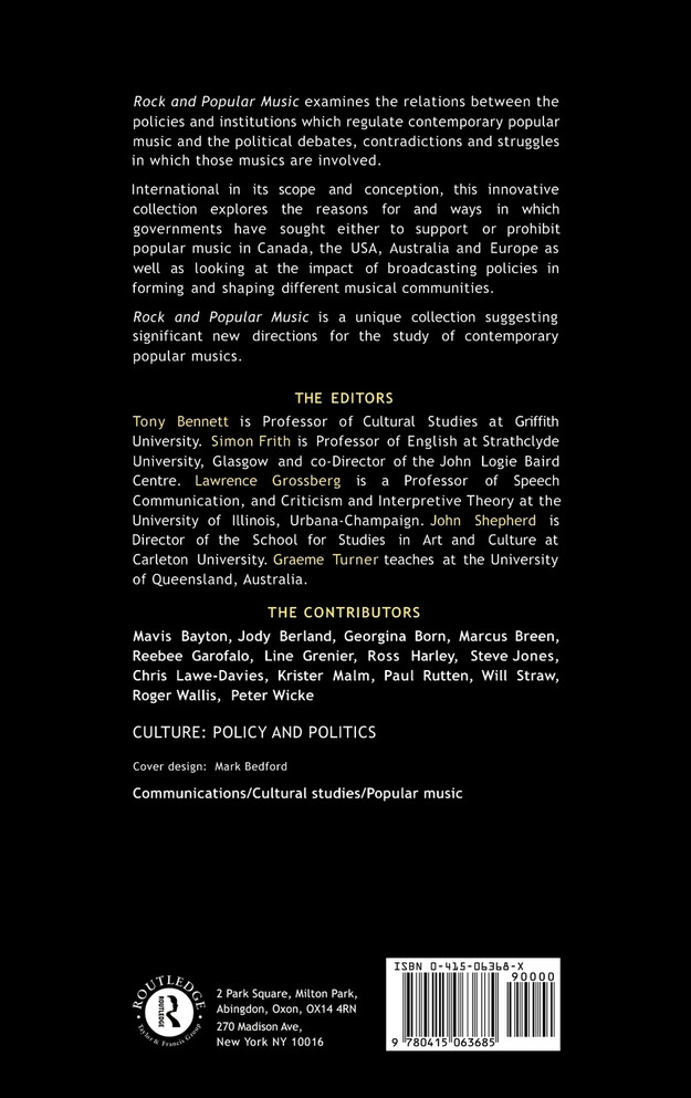 Rock and Popular Music