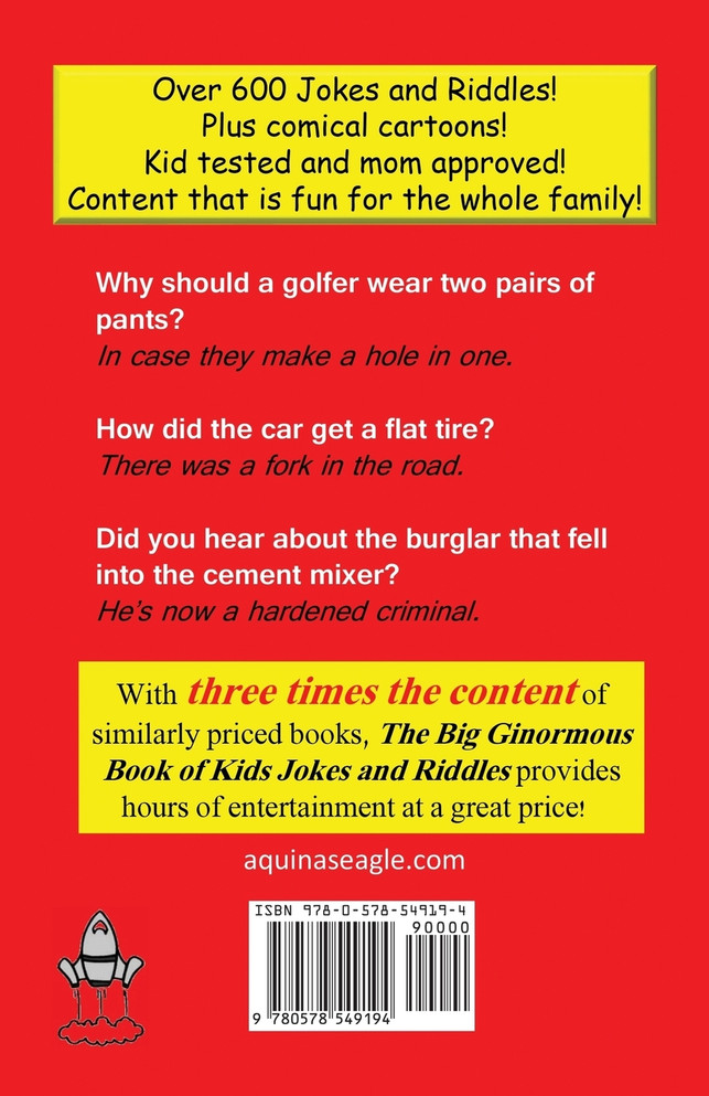 The Big Ginormous Book of Clean Jokes and Riddles