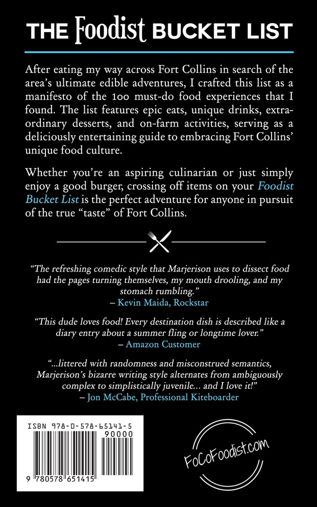 The Fort Collins, Colorado Foodist Bucket List (2023 Edition - Discontinued)