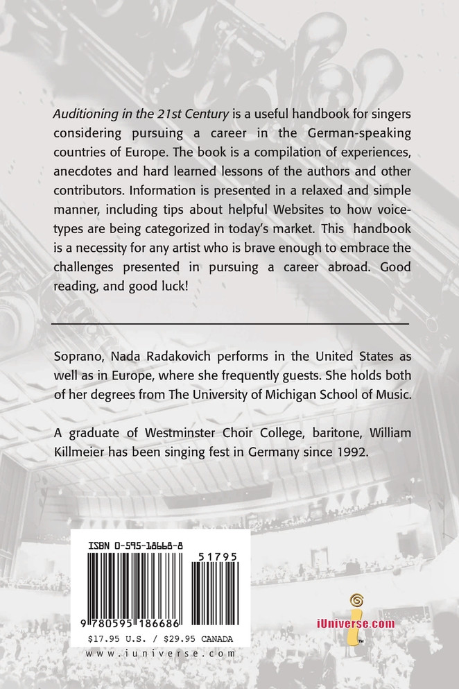 Auditioning in the 21st Century