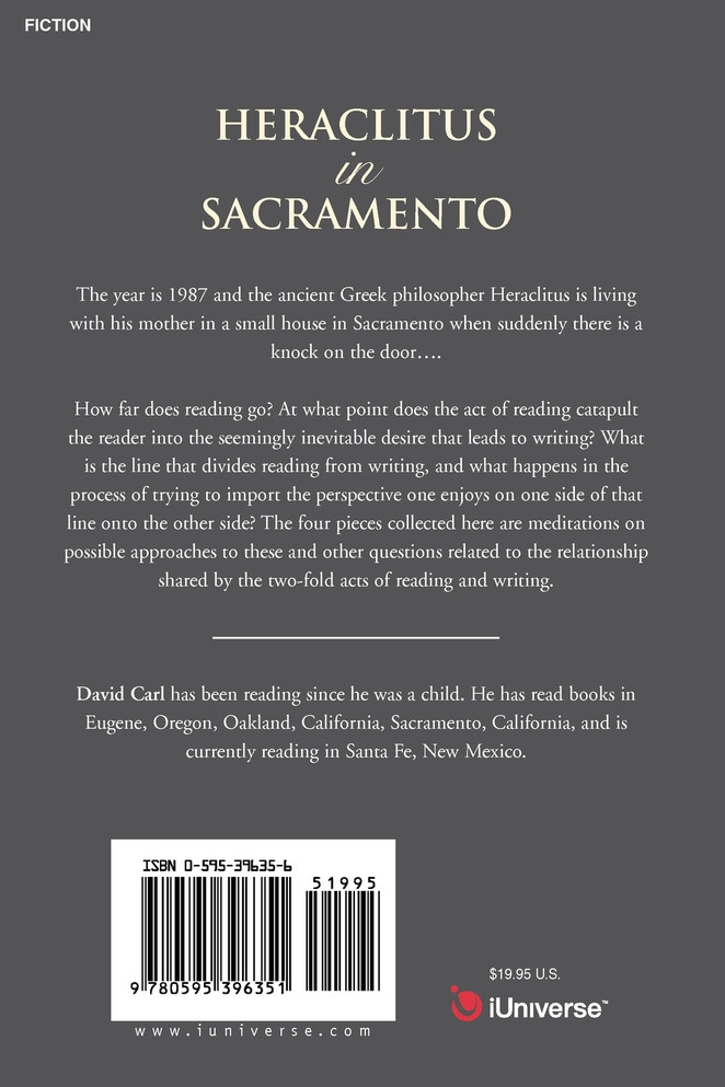 Heraclitus in Sacramento