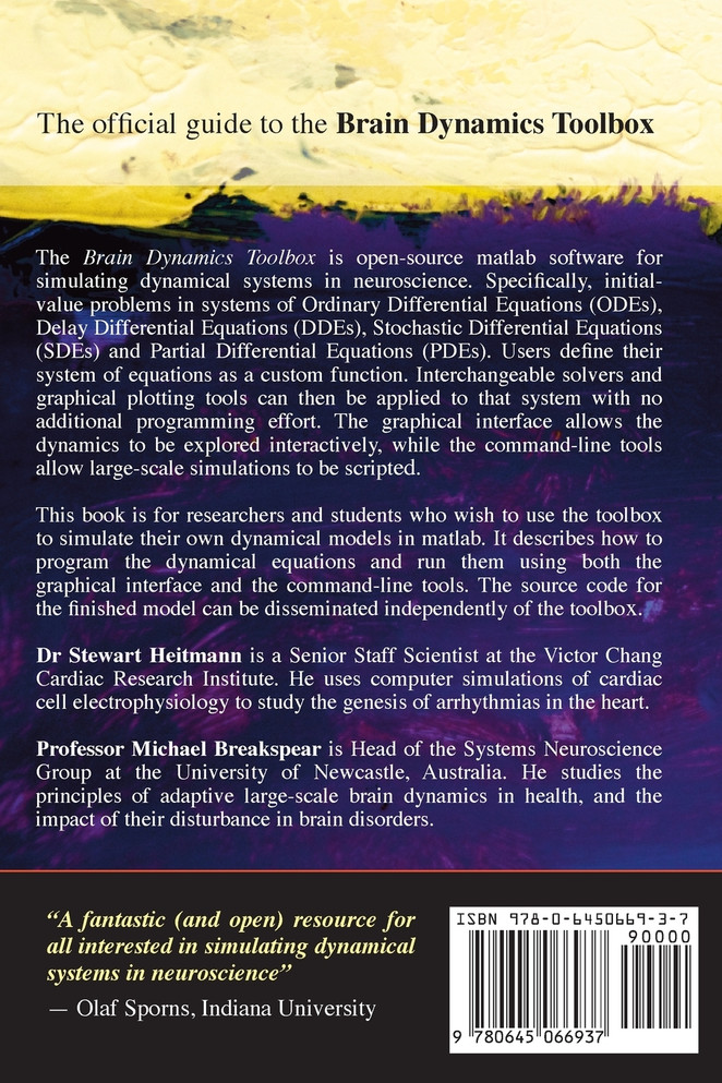 Handbook for the Brain Dynamics Toolbox