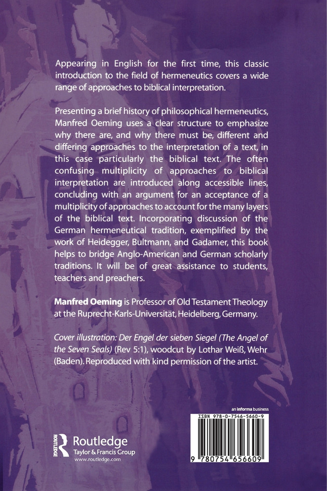 Contemporary Biblical Hermeneutics