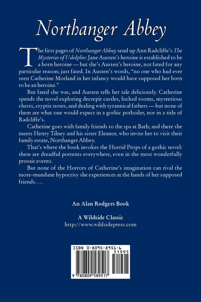 Northanger Abbey by Jane Austen, Fiction, Literary, Classics