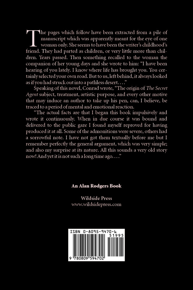 The Secret Agent by Joseph Conrad, Fiction