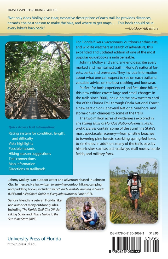 The Hiking Trails of Florida's National Forests, Parks, and Preserves