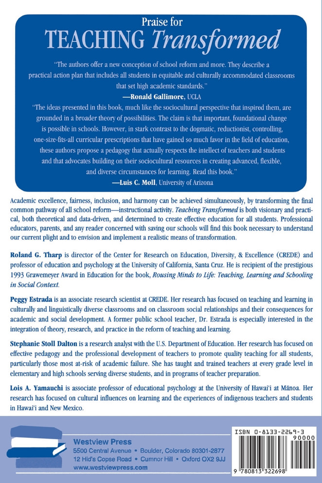 Teaching Transformed