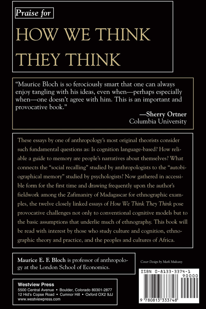 How We Think They Think