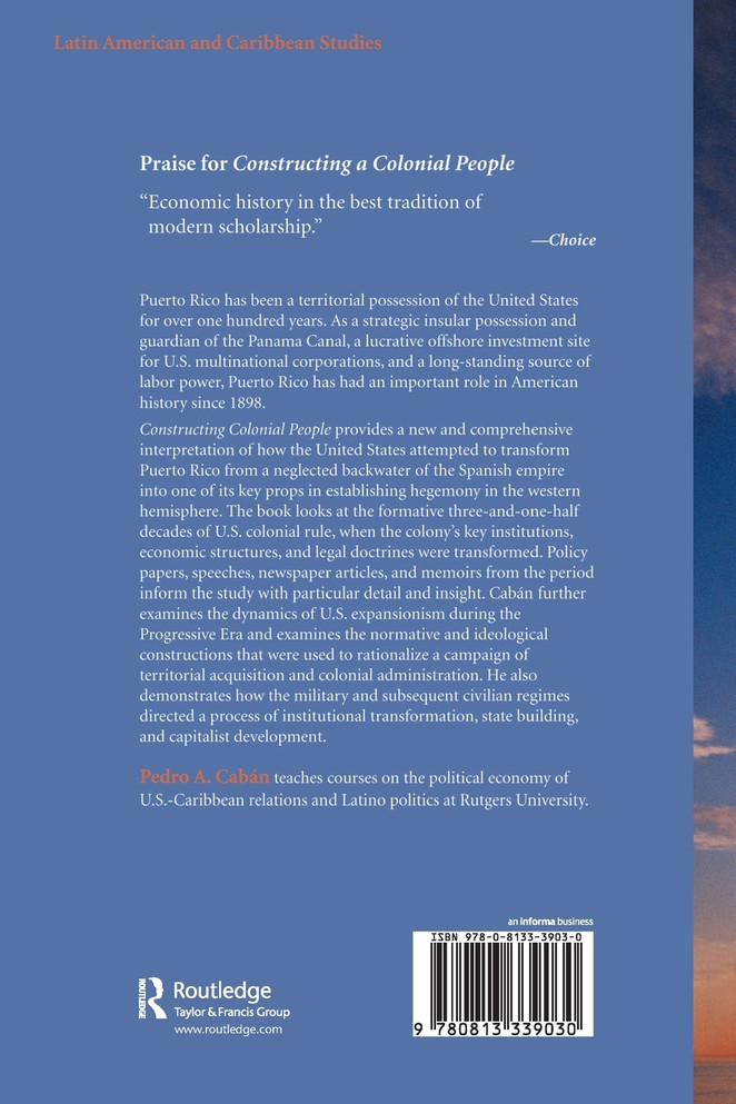 Constructing A Colonial People