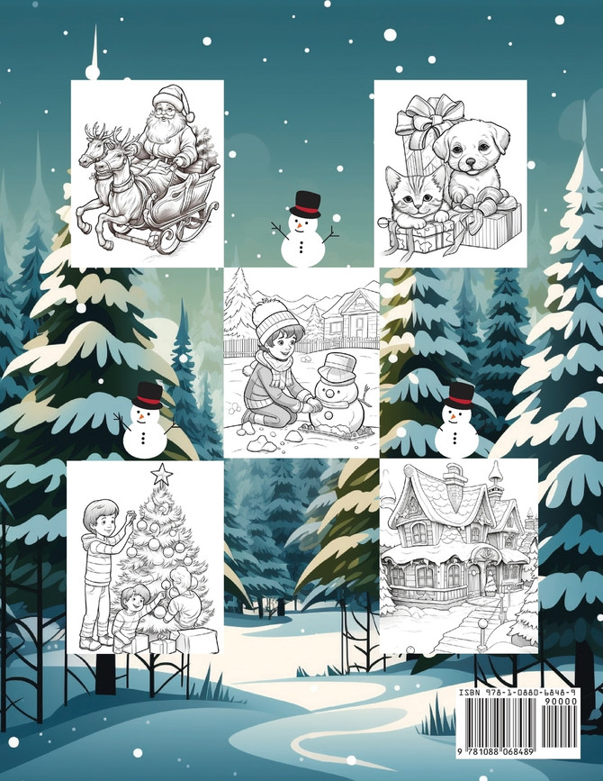 Christmas Magic Coloring Book