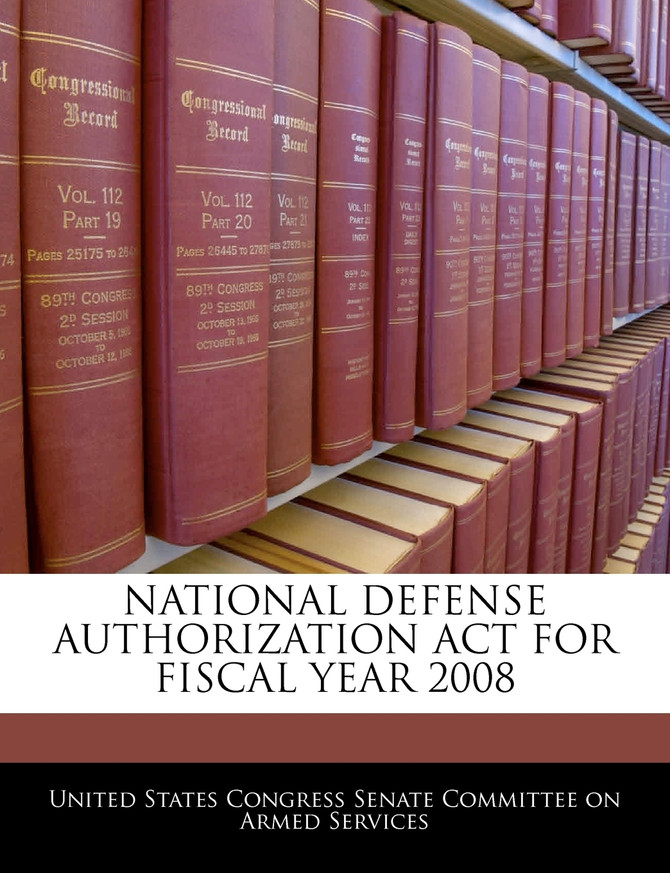National Defense Authorization Act For Fiscal Year 2008