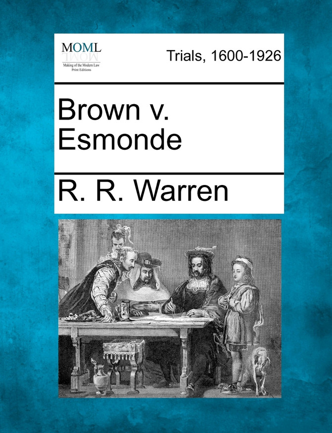 Brown v. Esmonde