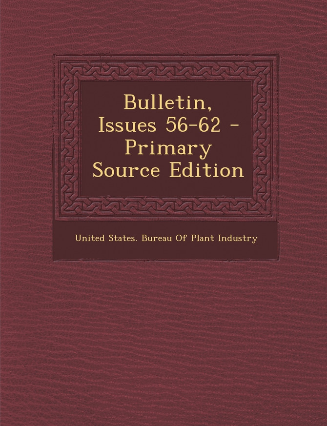 Bulletin, Issues 56-62