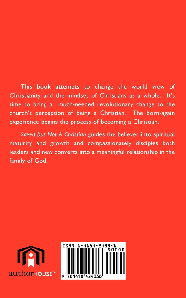 Saved But Not a Christian