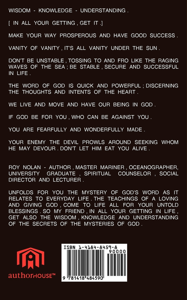 WISDOM - KNOWLEDGE - UNDERSTANDING