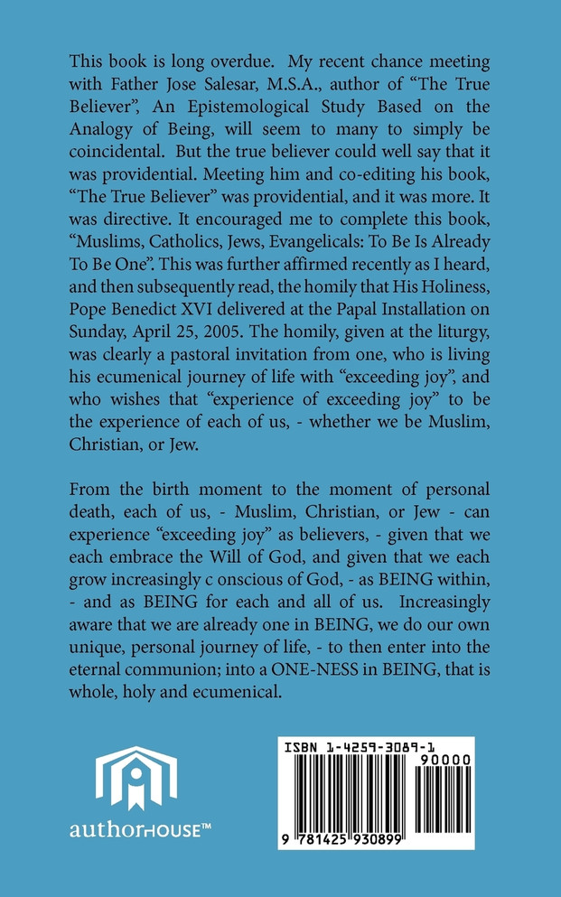 Muslims, Catholics, Jews, Evangelicals