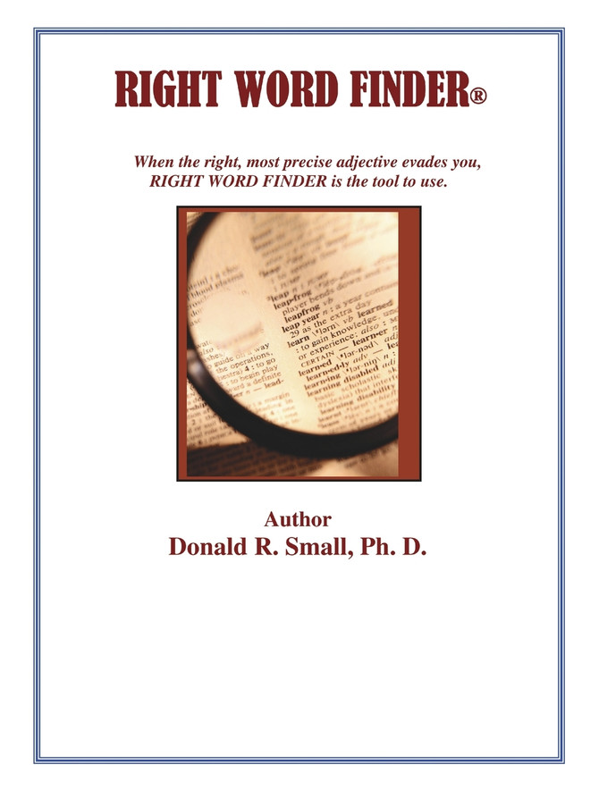 RIGHT WORD FINDER