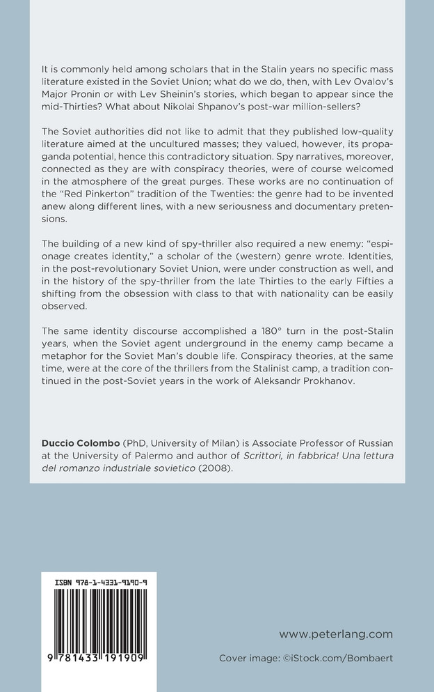 The Soviet Spy Thriller