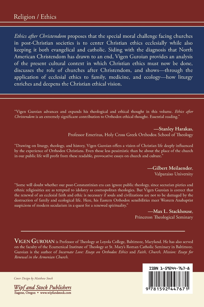 Ethics after Christendom