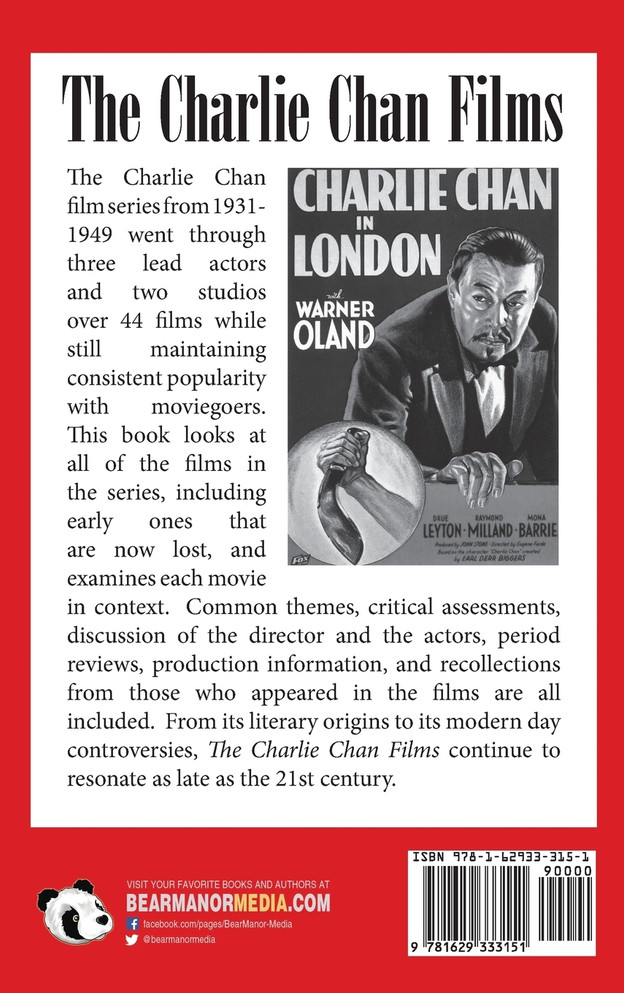 The Charlie Chan Films (hardback)