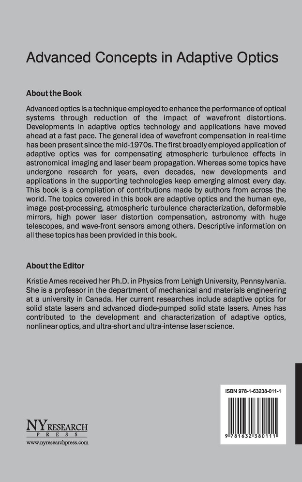 Advanced Concepts in Adaptive Optics