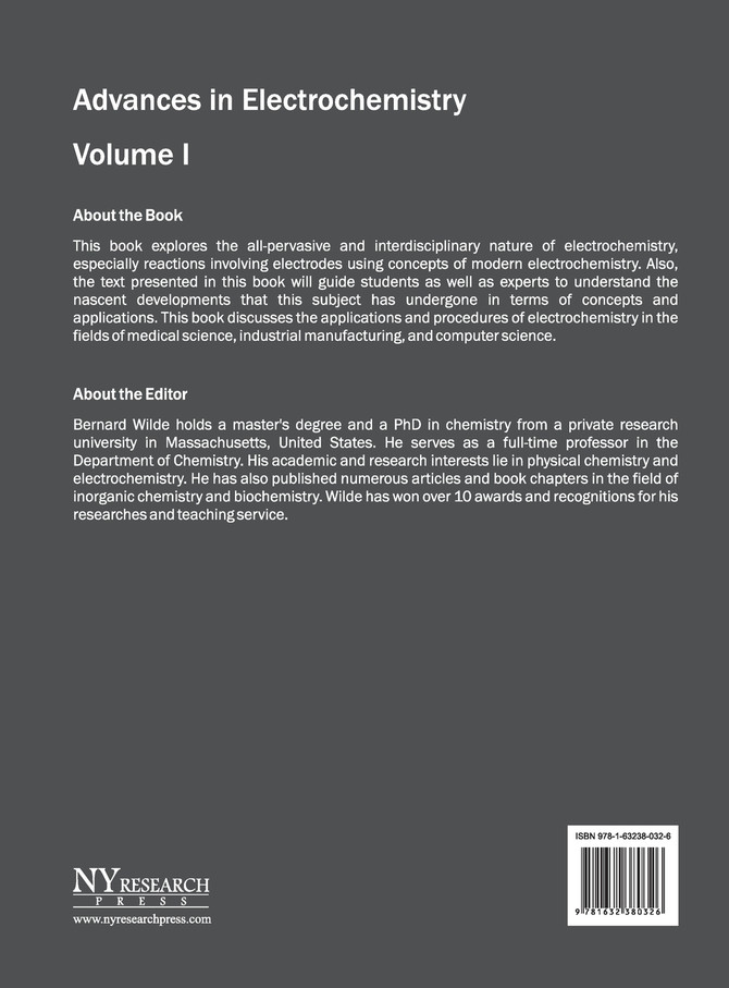 Advances in Electrochemistry