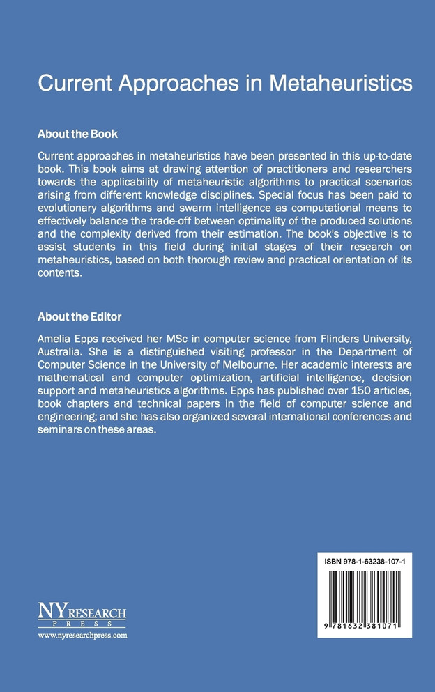 Current Approaches in Metaheuristics