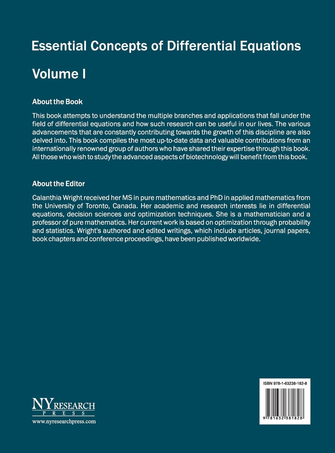 Essential Concepts of Differential Equations