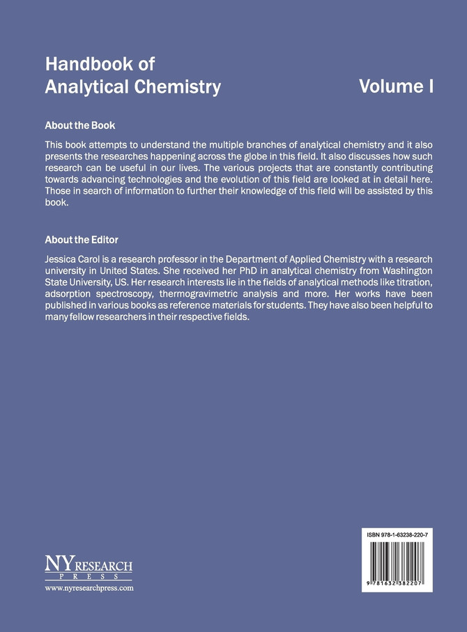 Handbook of Analytical Chemistry