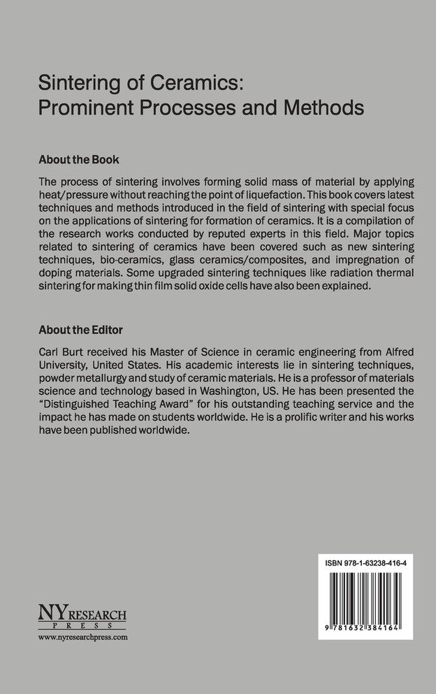 Sintering of Ceramics