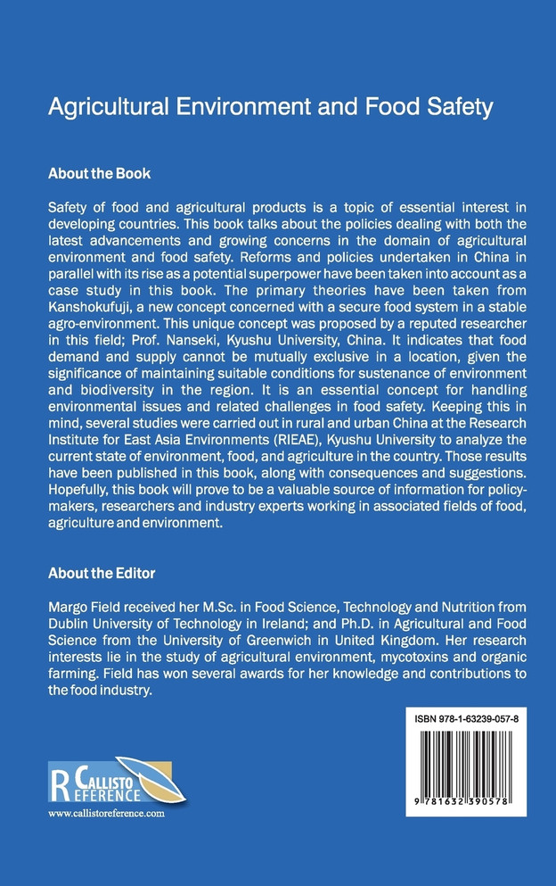 Agricultural Environment and Food Safety