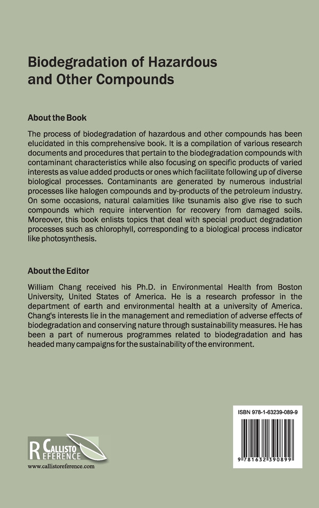 Biodegradation of Hazardous and Other Compounds