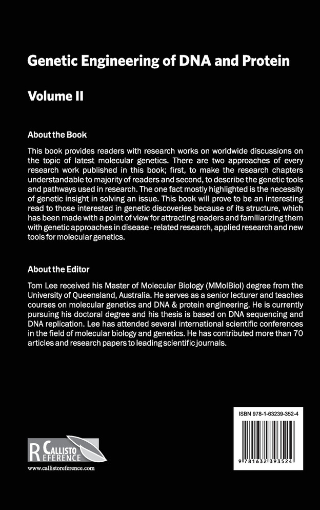 Genetic Engineering of DNA and Protein